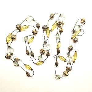 Vintage Beaded Chain Necklace